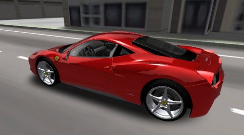 3D Ferrari F458 autós játék